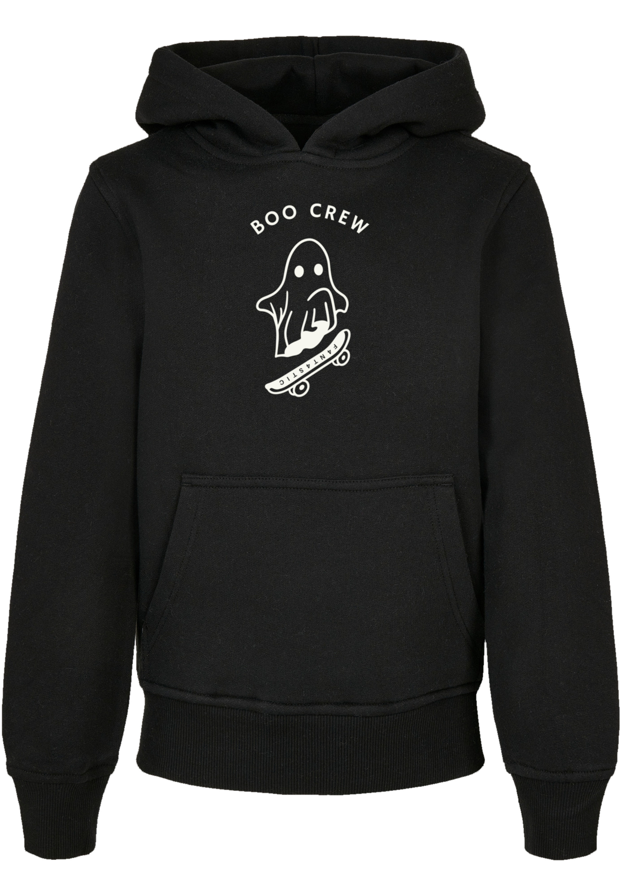 Пуловер F4NT4STIC Basic Kids Hoodie Boo Crew Halloween, черный