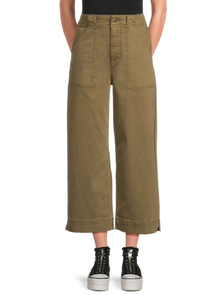 

Укороченные широкие джинсы Cleo с высокой посадкой Joe'S Jeans, цвет Capers