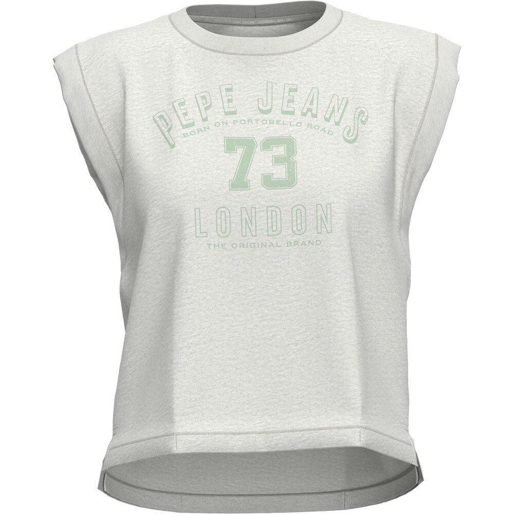 

Футболка Pepe Jeans Amber Sleeveless Round Neck, белый