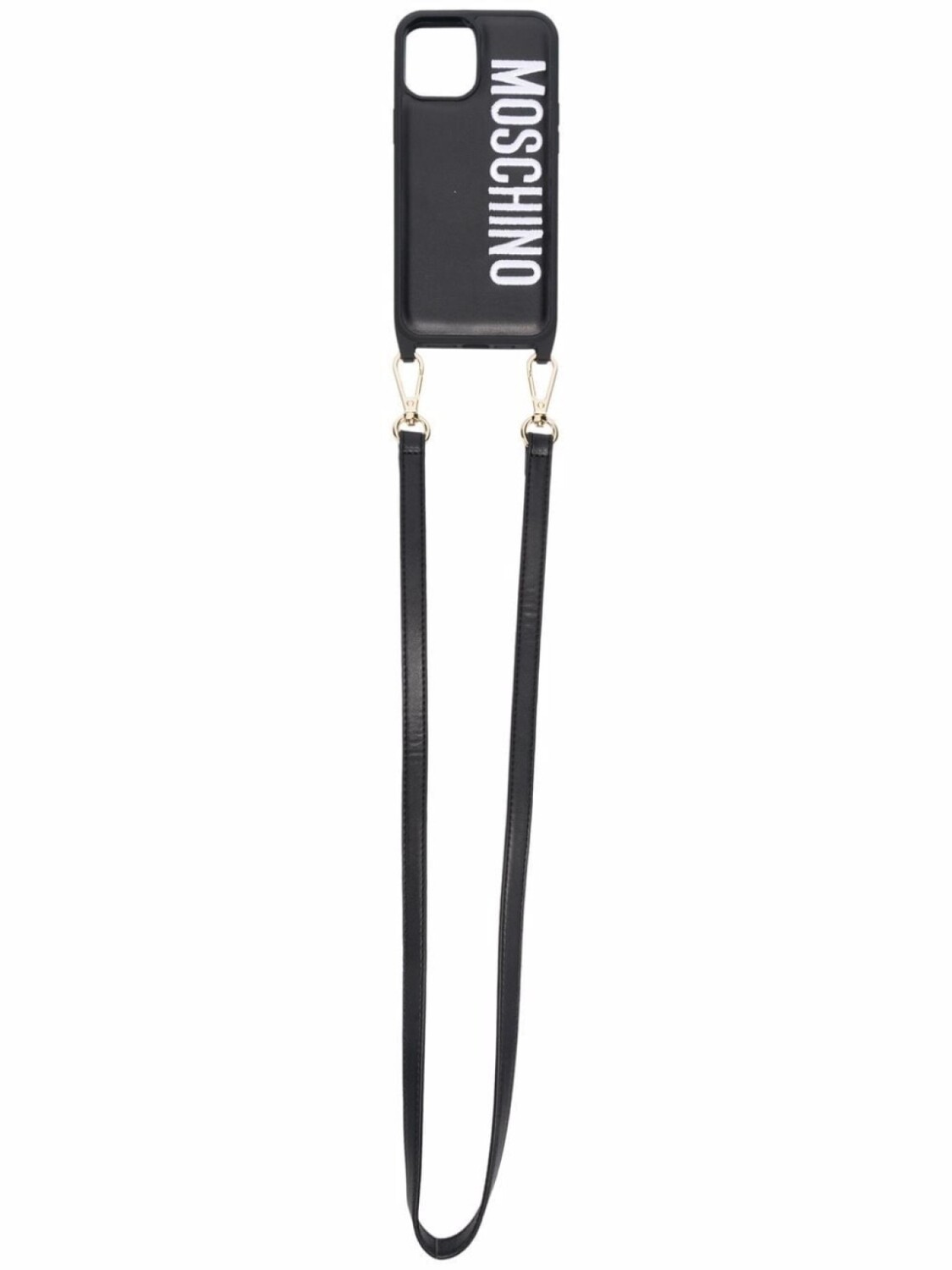 

Moschino чехол для iPhone 12 Max с логотипом, черный