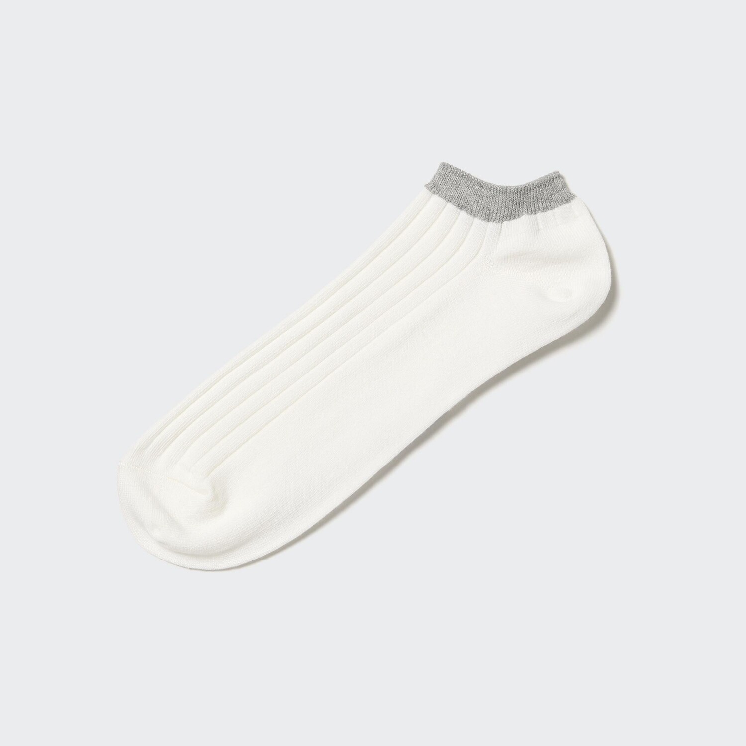 

Короткие носки (ребристые) UNIQLO, белый