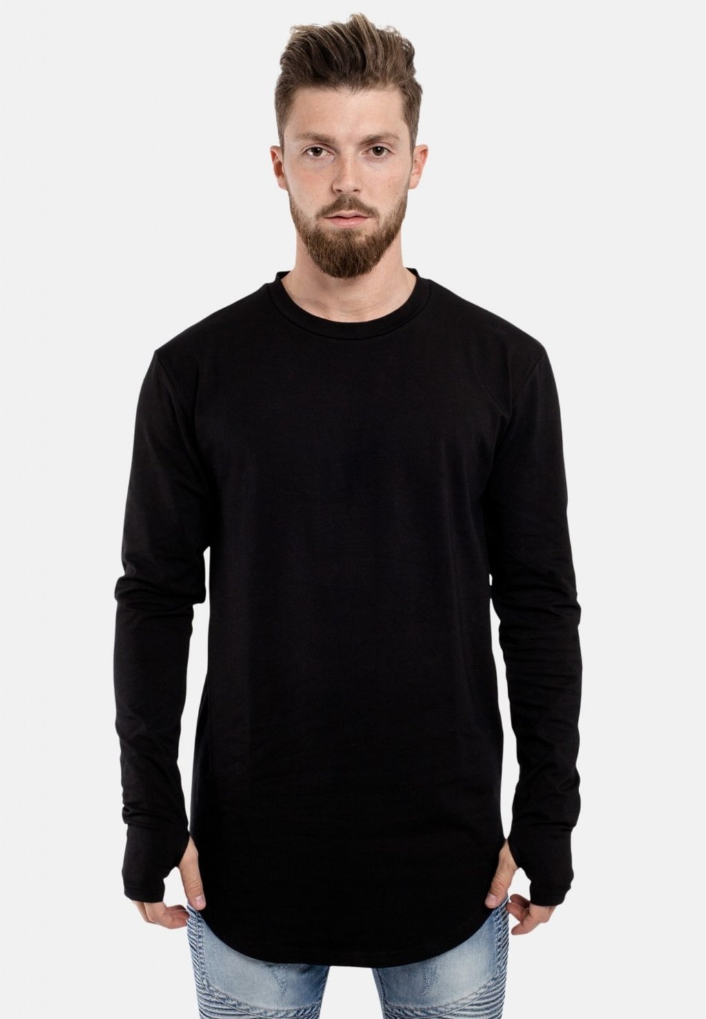 цена Рубашка с длинным рукавом ROUND Blackskies, цвет schwarz