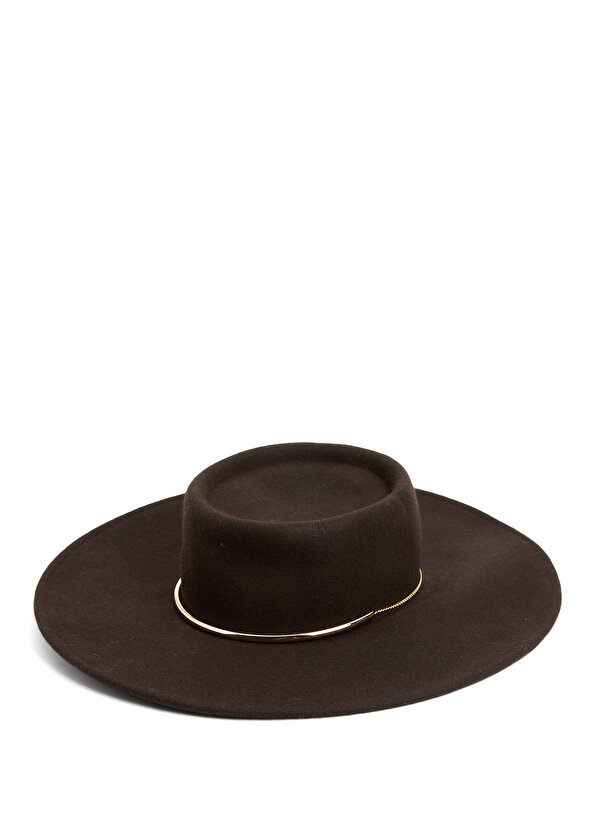 цена Коричневая женская шерстяная шляпа Ferruccio Vecchi