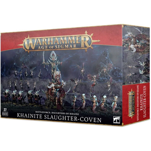

Миниатюра Games Workshop Warhammer Age of Sigmar: Daughters of Khaine Battleforce - Khainite Slaughter-Coven