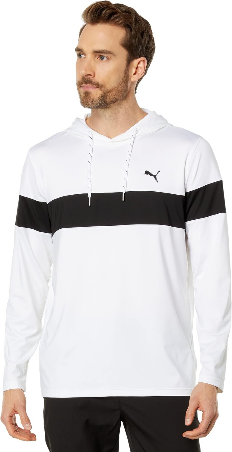 

Толстовка Mattr в стиле колор-блок PUMA, цвет Bright White/Puma Black