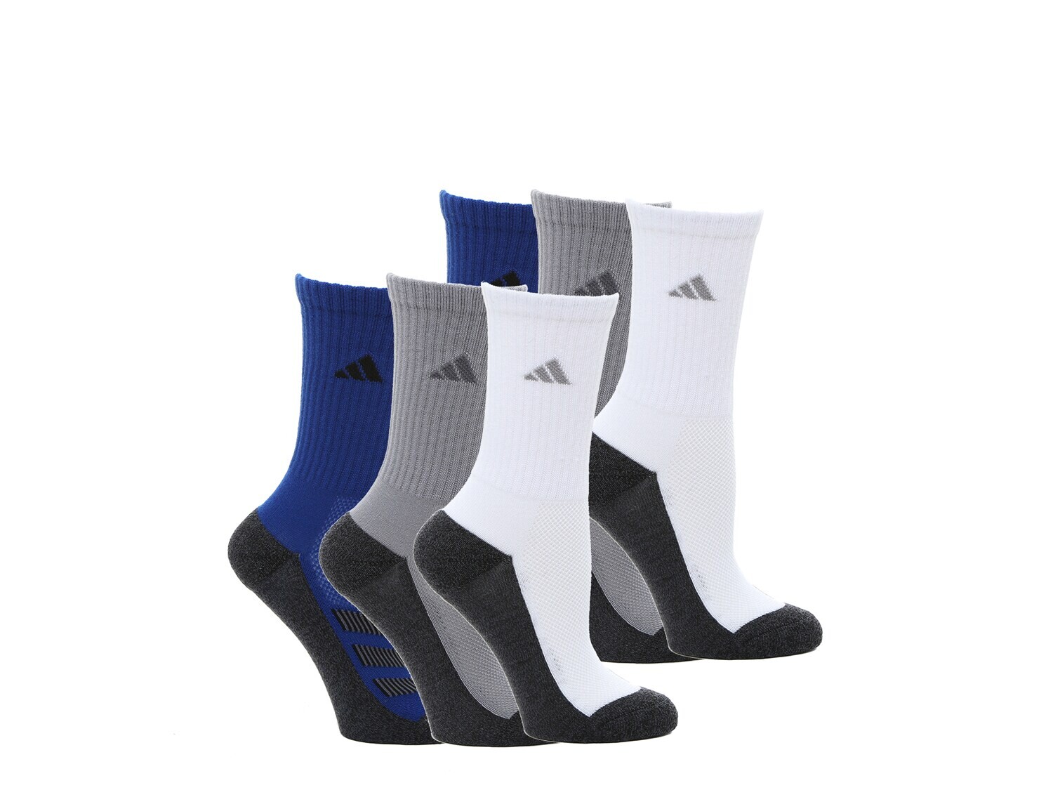

Носки Adidas Angle Stripe 6 шт, белый/синий/серый