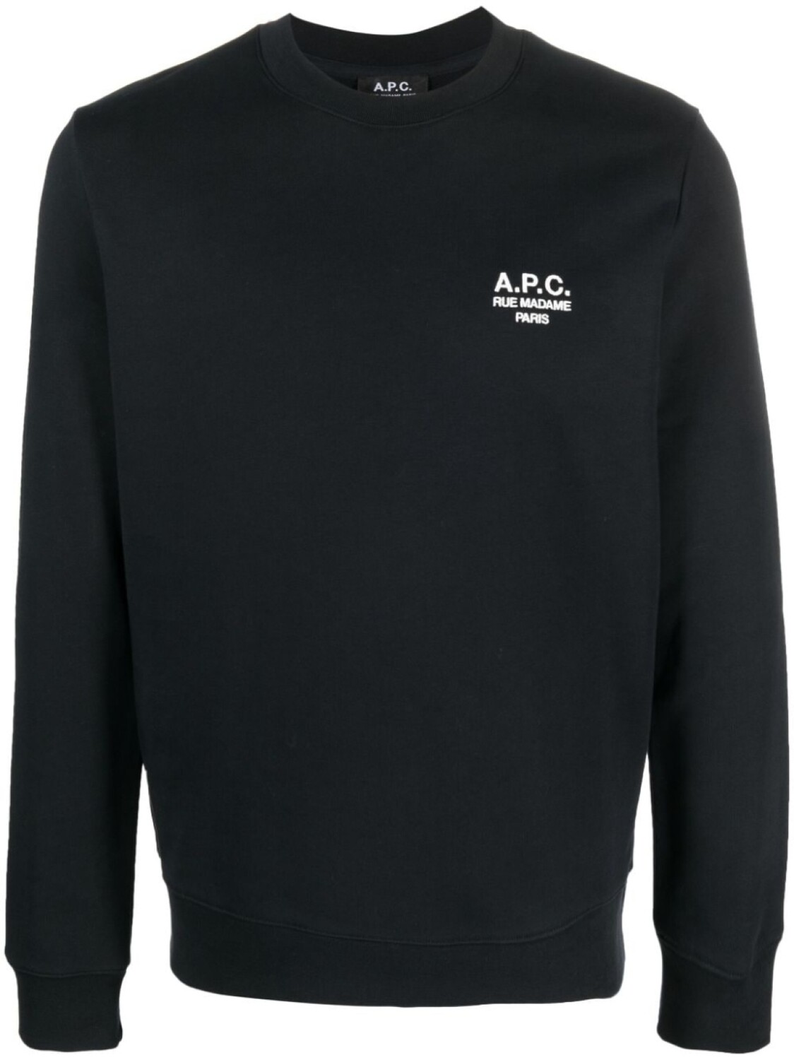 

A.P.C. толстовка с вышитым логотипом, черный