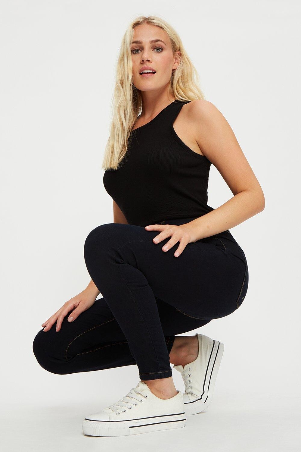 

Короткие джеггинсы Skinny Eden Dorothy Perkins, темно-синий