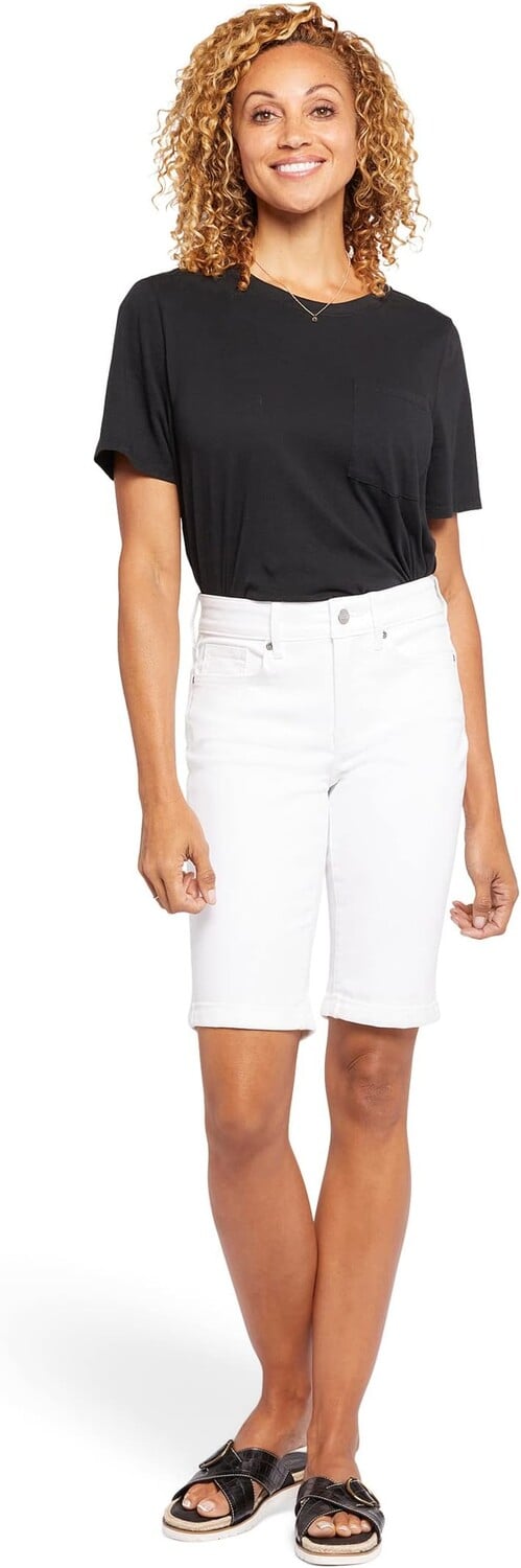 

Шорты Briella с манжетами в цвете Optic White NYDJ, цвет Optic White