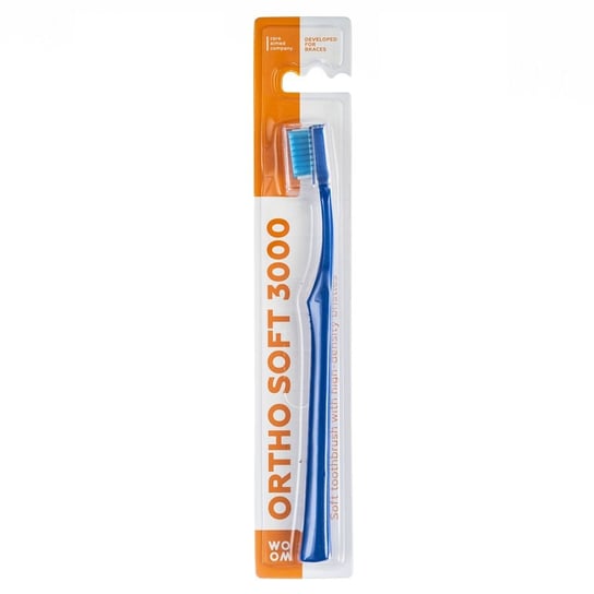Зубная щетка Ortho Soft 3000, Ортодонтическая зубная щетка Woom
