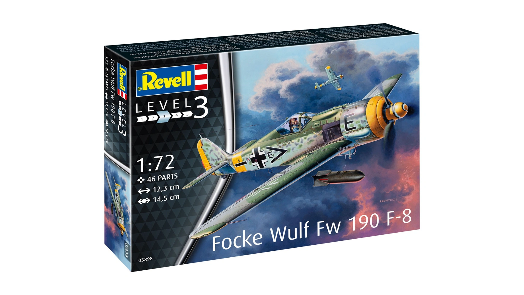Revell Фокке Вульф Fw190 F-8 сборная модель focke wulf fw 190 a 8