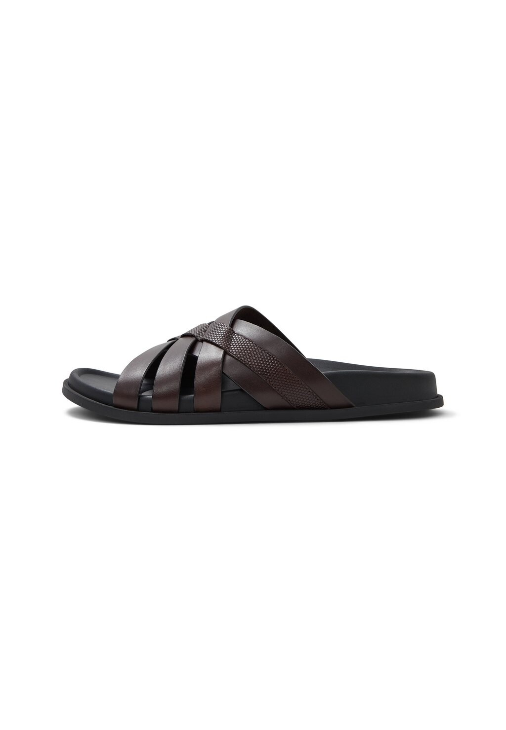 

Мюли на плоской подошве EZE ALDO, цвет dark brown