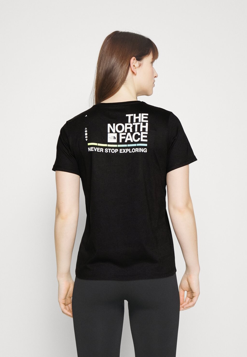 

Футболка с принтом The North Face, черный