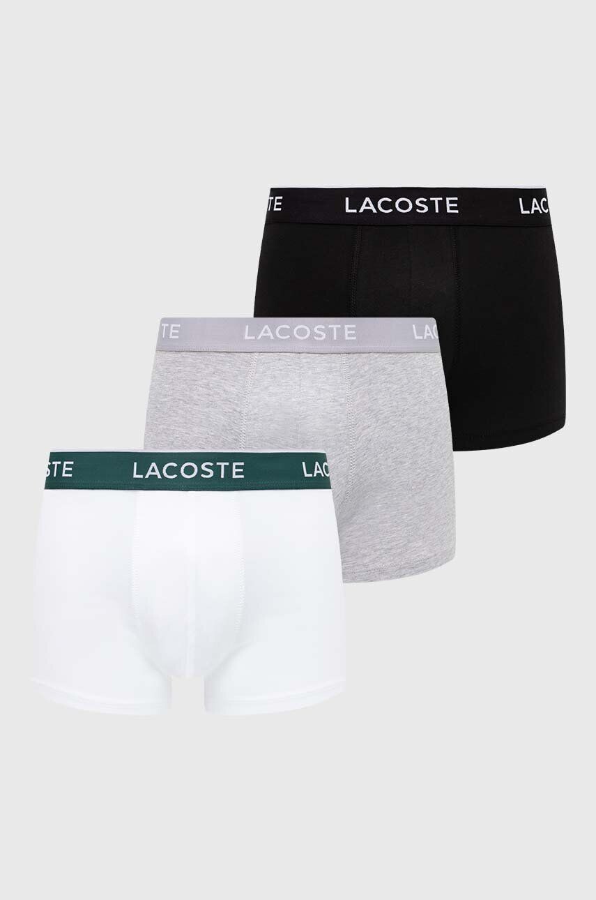 

Комплект боксеров Lacoste, 3 шт, мультиколор