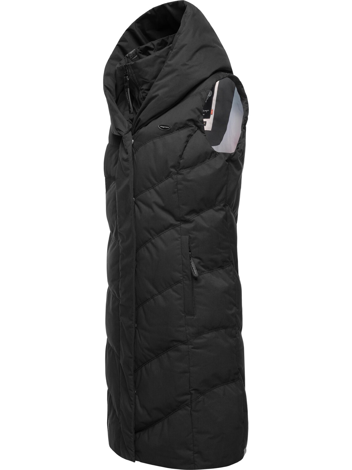 Утепленный жилет ragwear Natalka Vest, черный утепленный жилет ragwear pavla vest белый