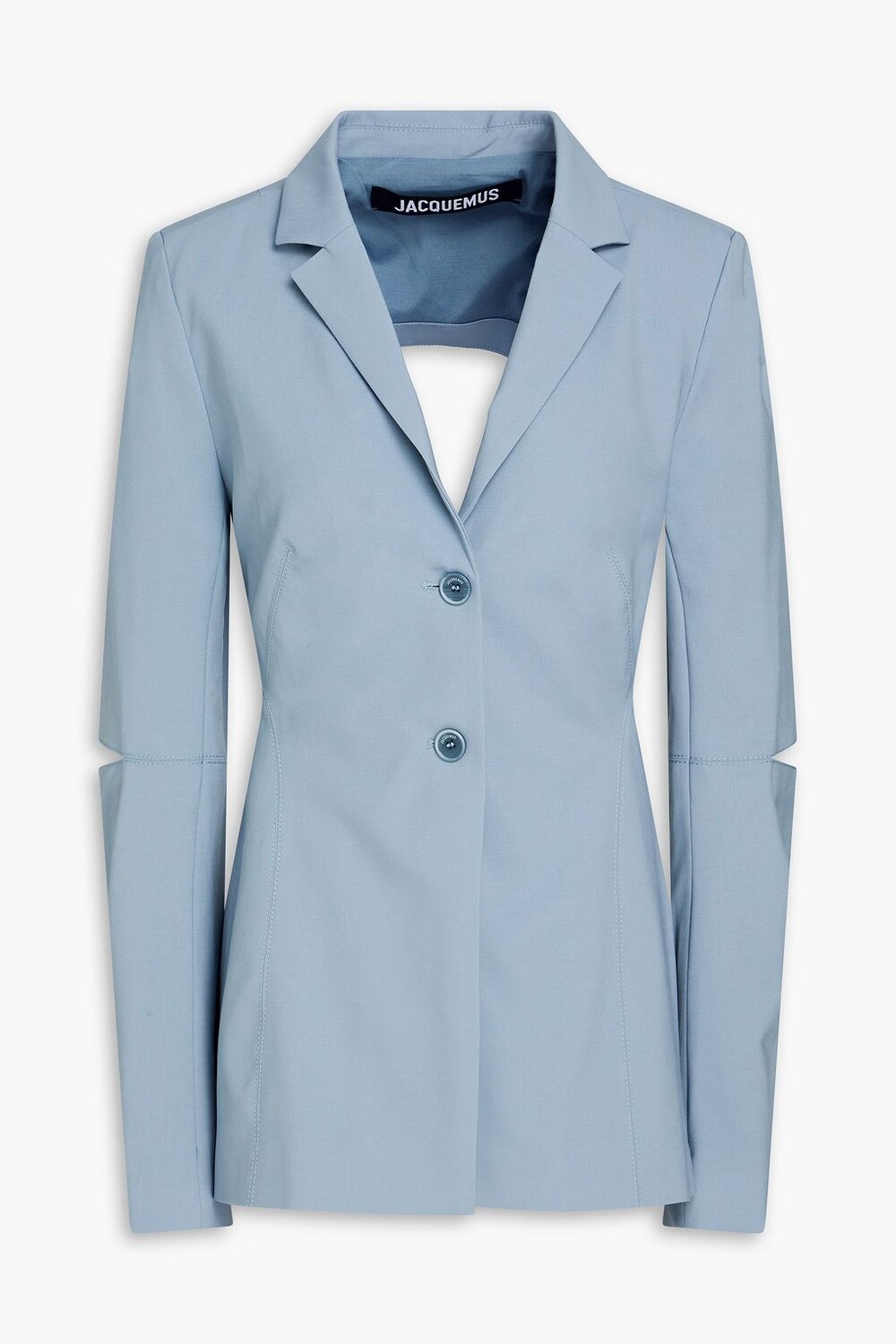 

Блейзер Melo из эластичной шерсти с вырезами JACQUEMUS, синий
