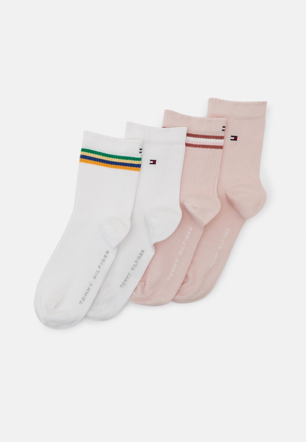 

Носки WOMEN SHORT SOCK 4 PACK Tommy Hilfiger, розовый