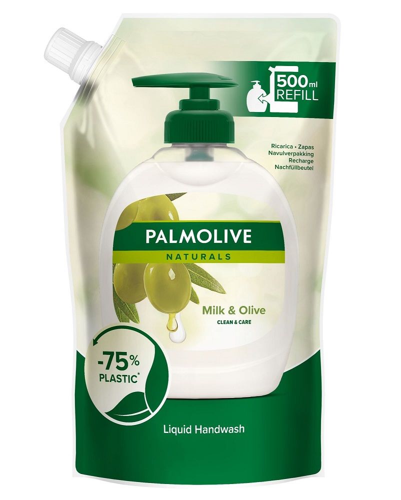 цена Palmolive Naturals Milk & Oliveжидкое мыло, 500 ml