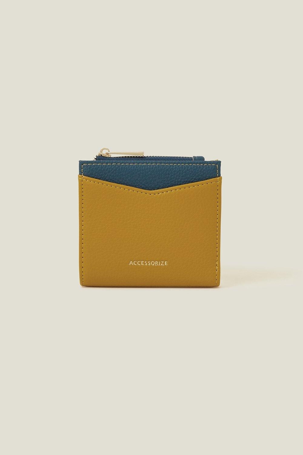 

Кошелек с цветными блоками Accessorize, желтый