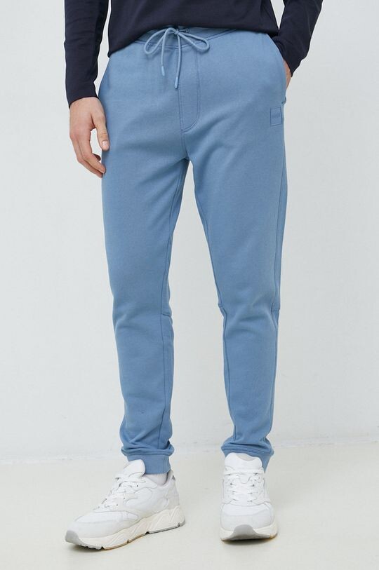 

Хлопковые спортивные брюки BOSS BOSS CASUAL Boss Orange, синий
