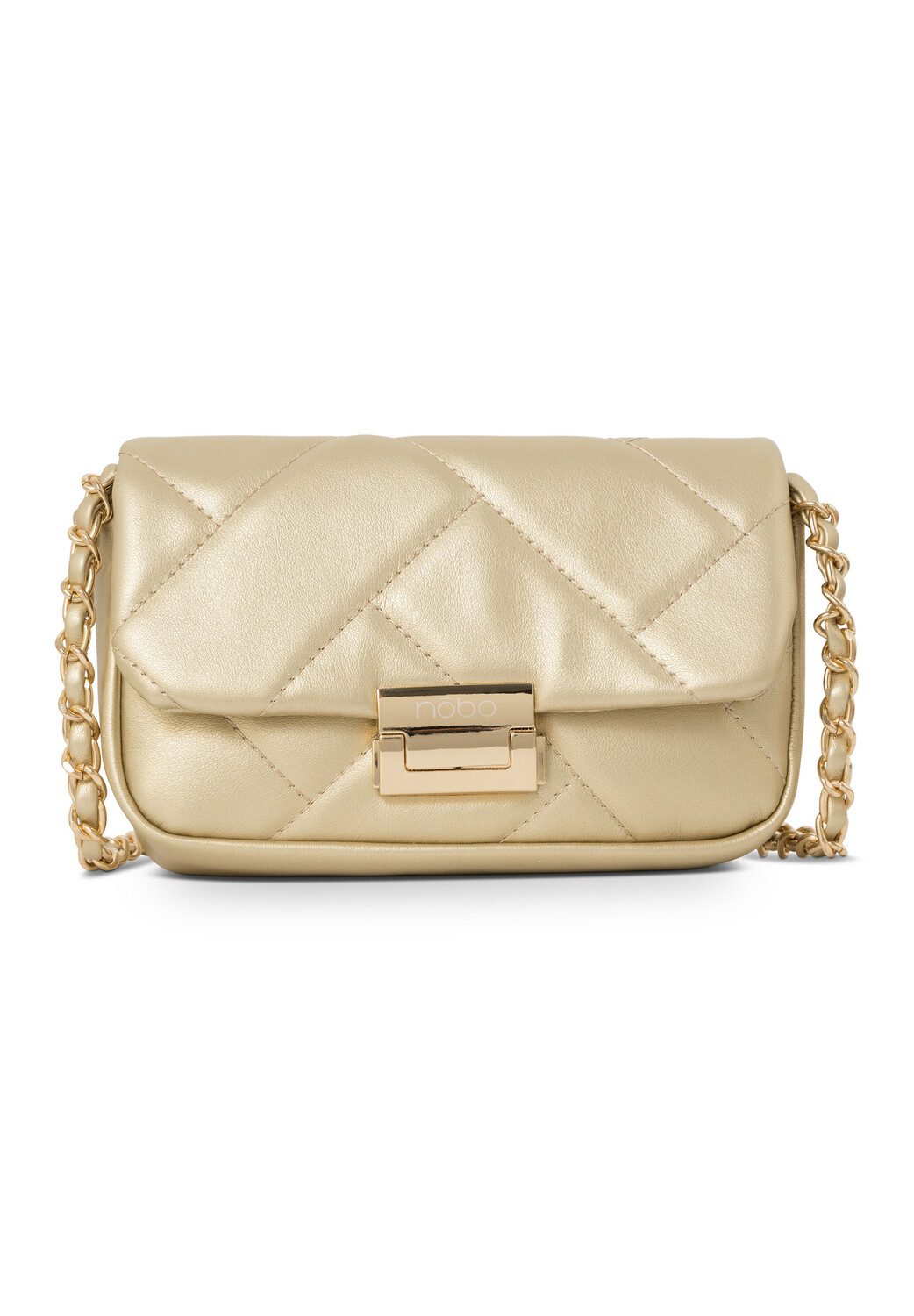 

Клатч Nobo Bags Abendtasche Quilted, цвет gold coloured