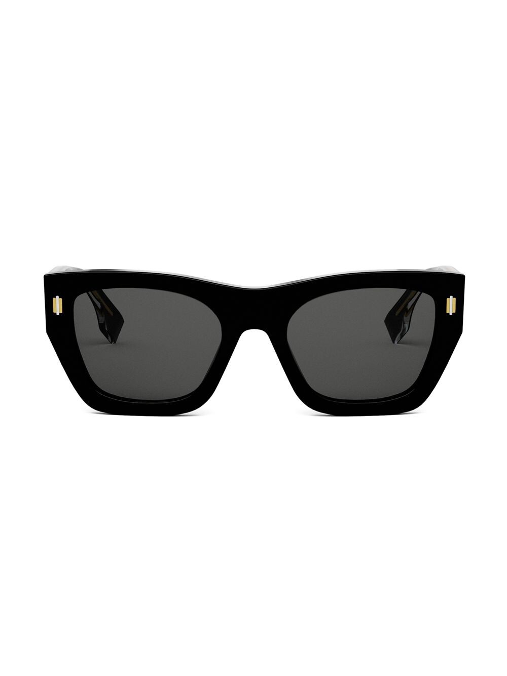 

Прямоугольные солнцезащитные очки Fendi Roma 53 мм Fendi, черный