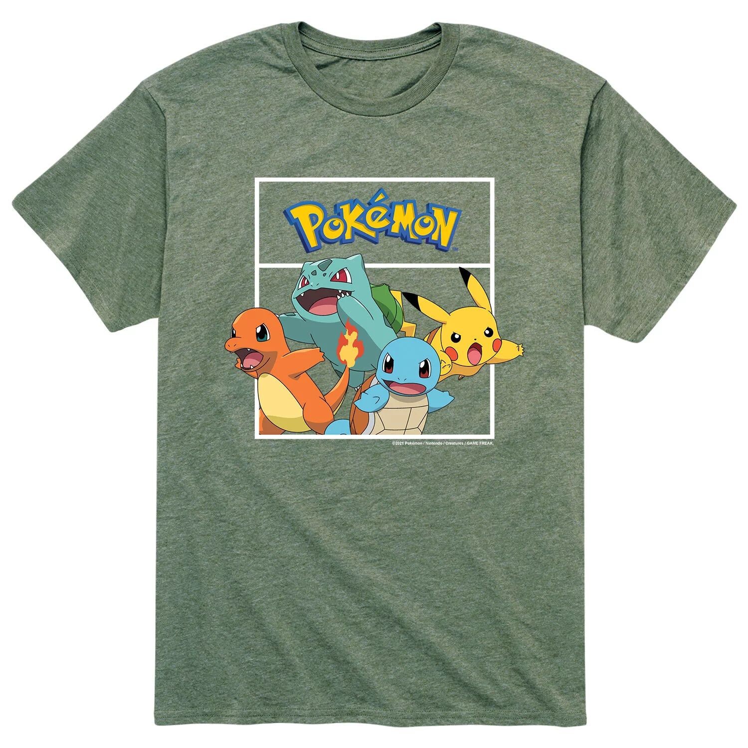 

Мужская футболка Pokemon Team Licensed Character