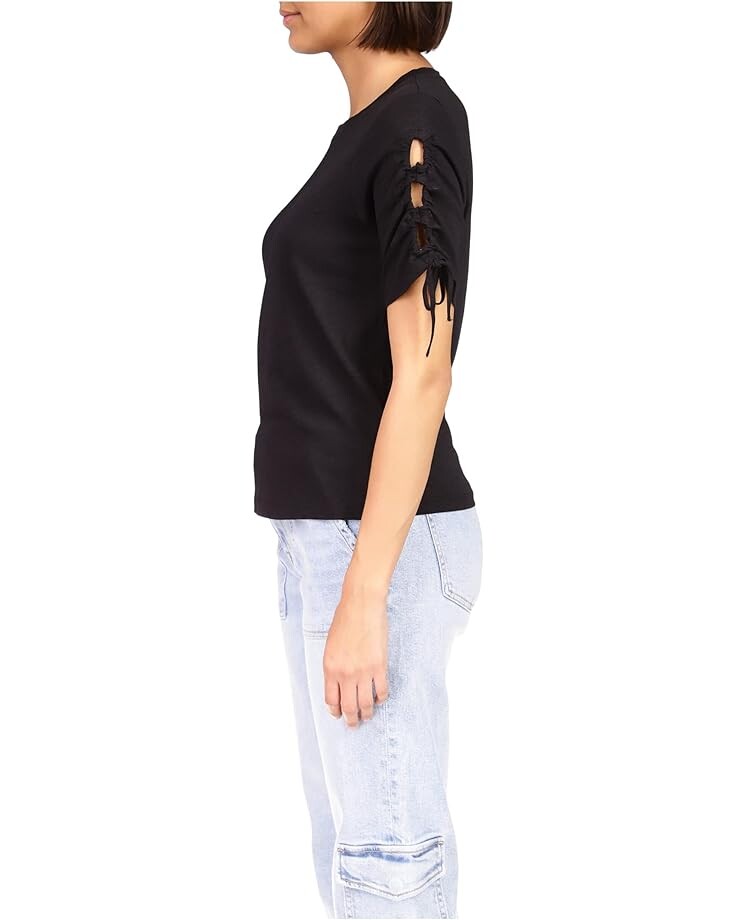 

Футболка Sanctuary Peekaboo Sleeve Tee, черный