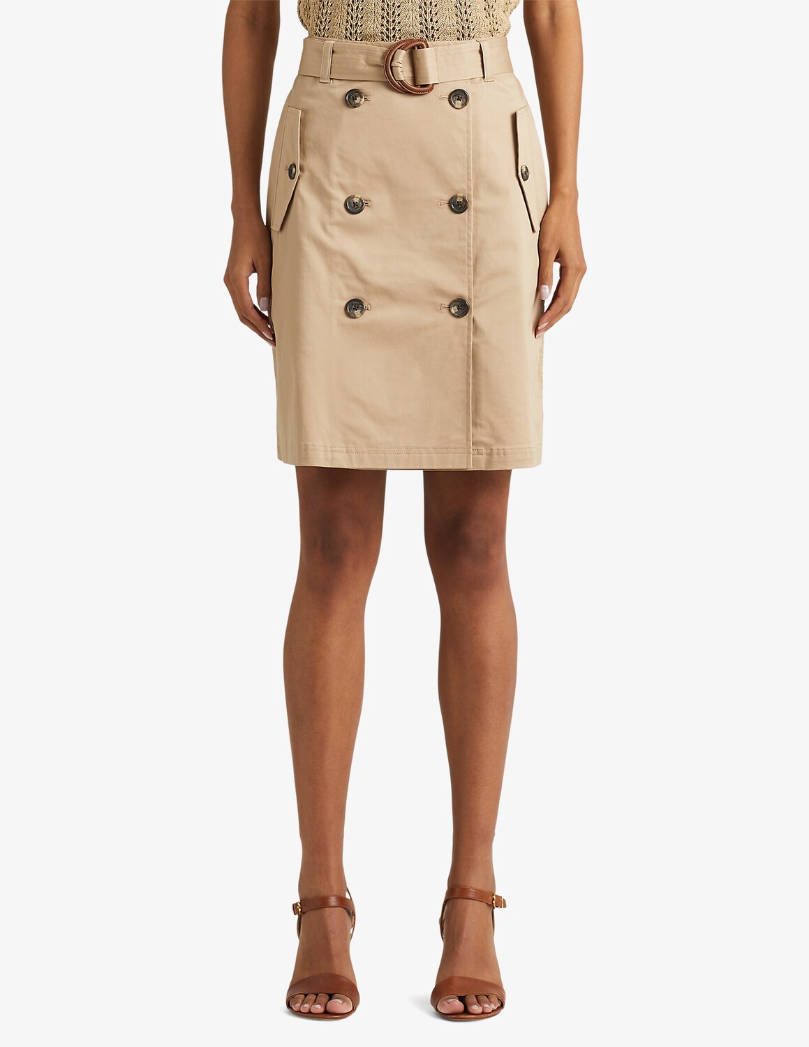 

Мини-юбка Resige Lauren Ralph Lauren, бежевый