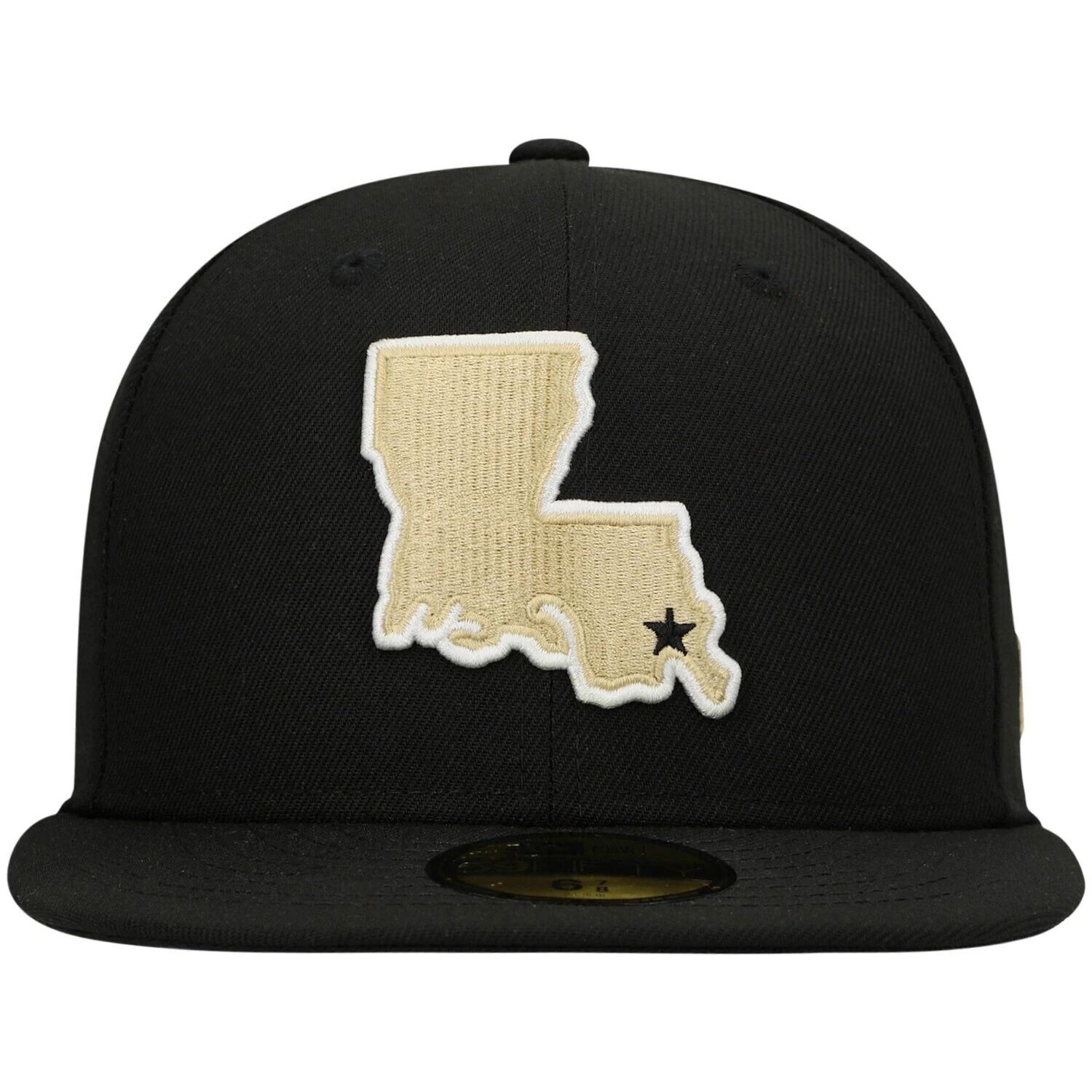 

Черная мужская приталенная шляпа New Era New Orleans Saints Elemental 59FIFTY