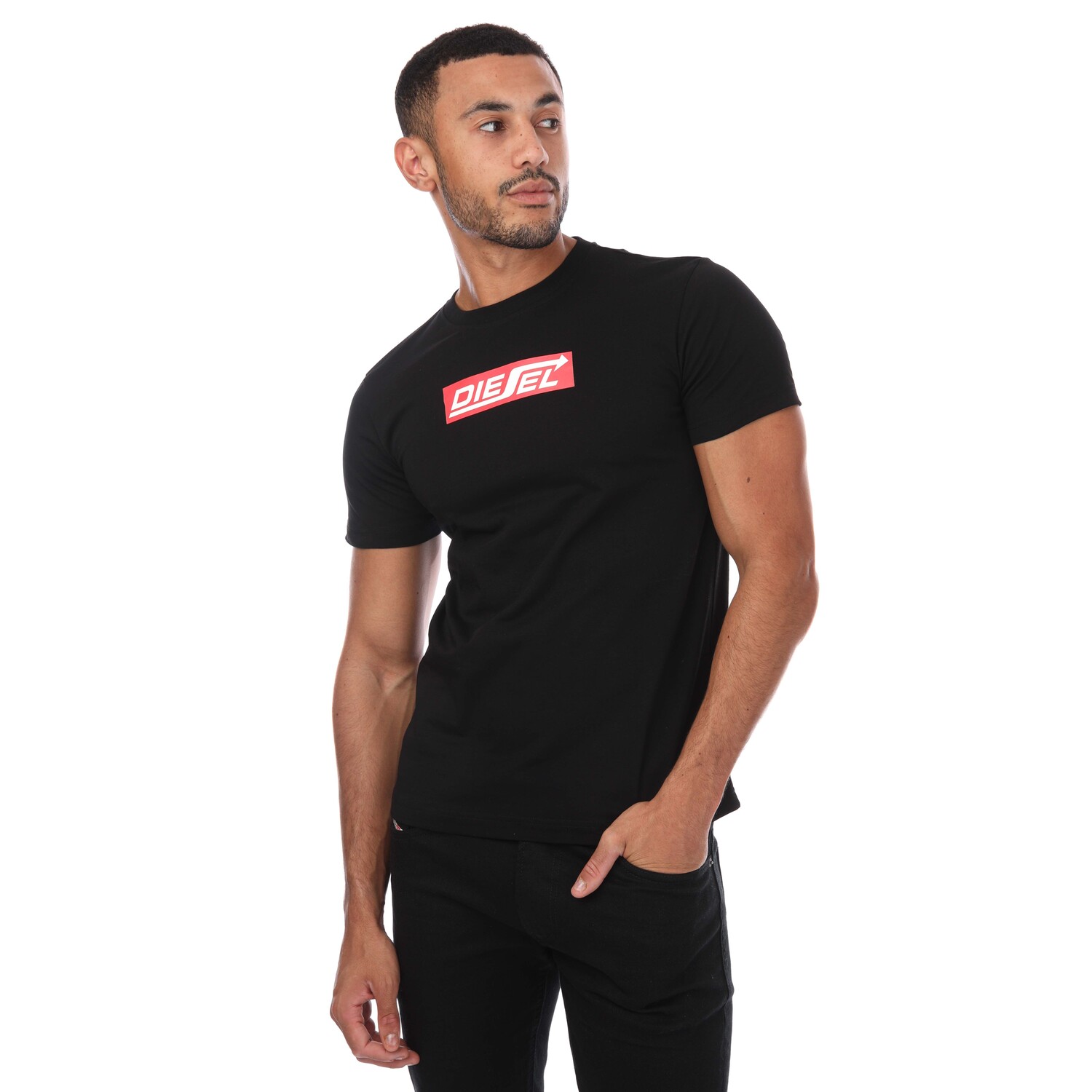 

Футболка t diegor pour homme en noir Diesel, черный