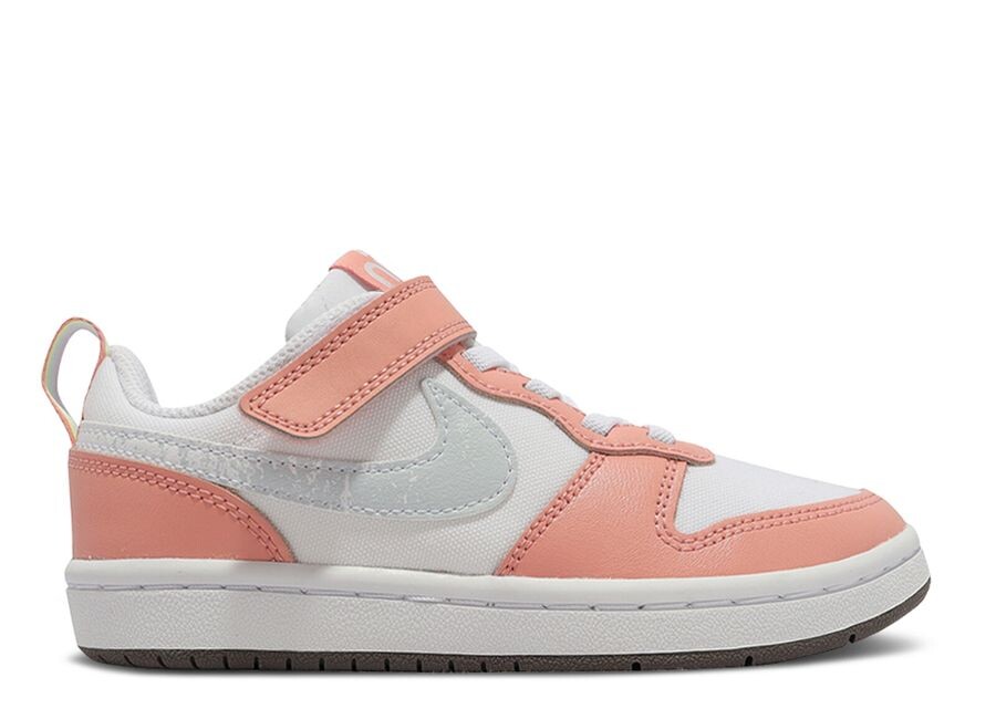 

Кроссовки Nike Court Borough Low 2 SE PS, цвет White Light Madder Root