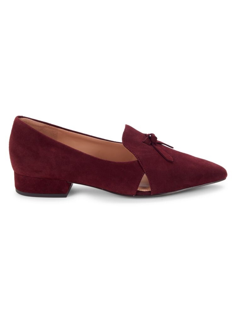 

Замшевые лоферы Viola Skimmer на блочном каблуке Cole Haan, красный