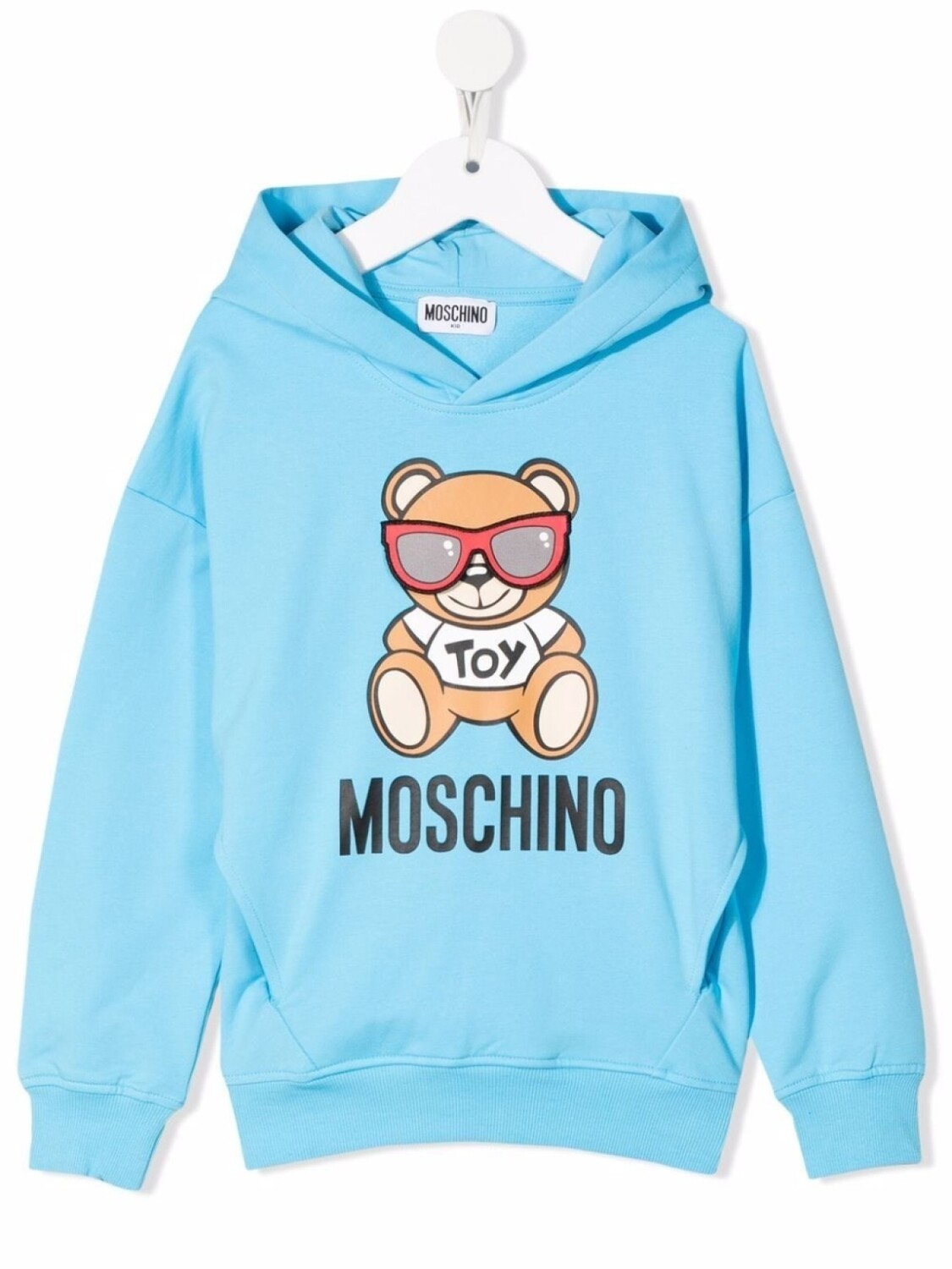 

Moschino Kids худи с принтом Toy Bear, синий