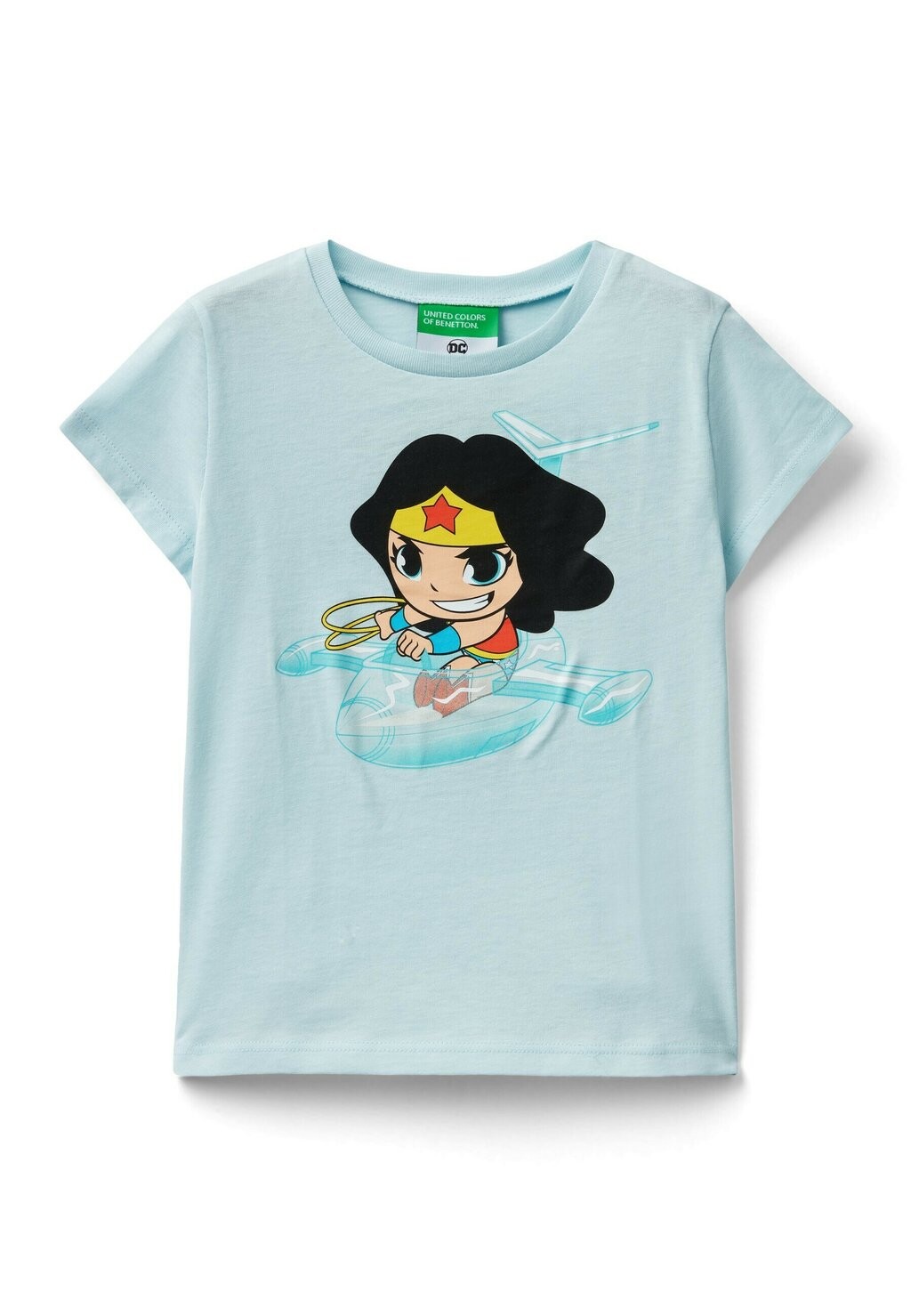 

Футболка с принтом Dc Comics United Colors of Benetton, синий
