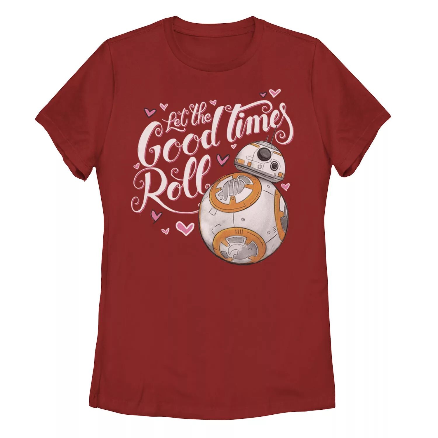 

Футболка с сердечками «Звездные войны» для юниоров Good Times Roll Hearts Licensed Character
