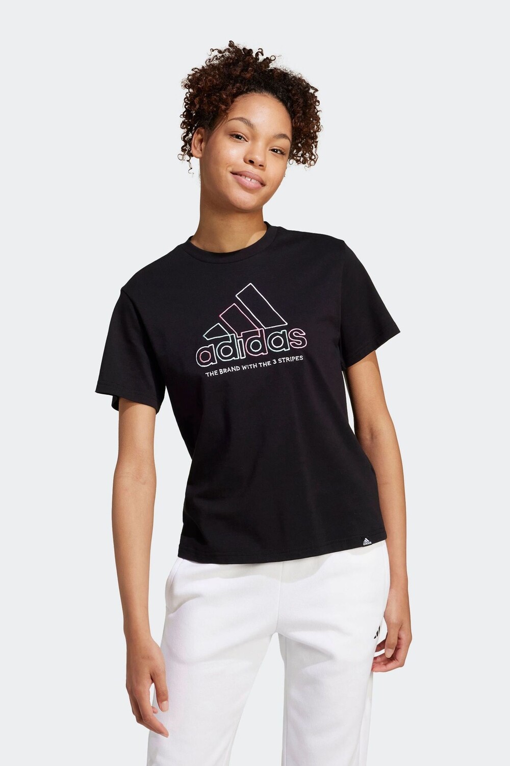 

Футболка с логотипом xpress из 100% хлопка Adidas, черный