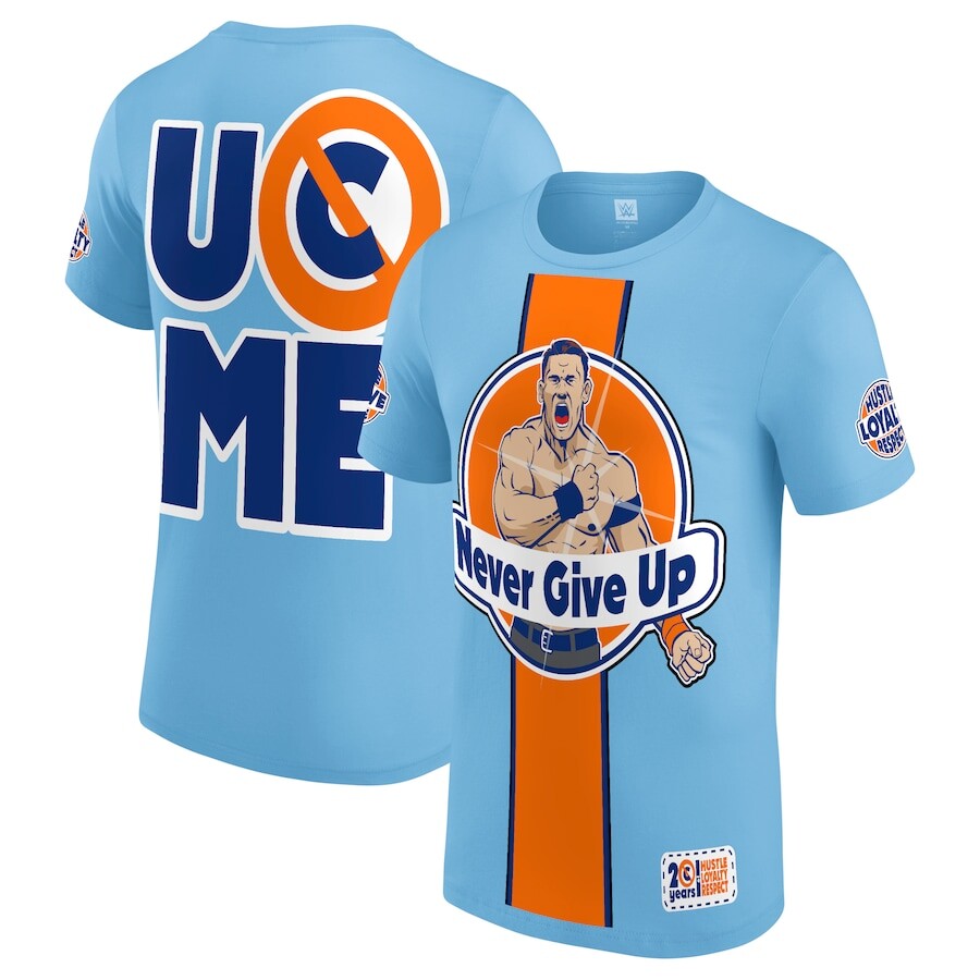 

Футболка с коротким рукавом WWE Authentic John Cena, синий