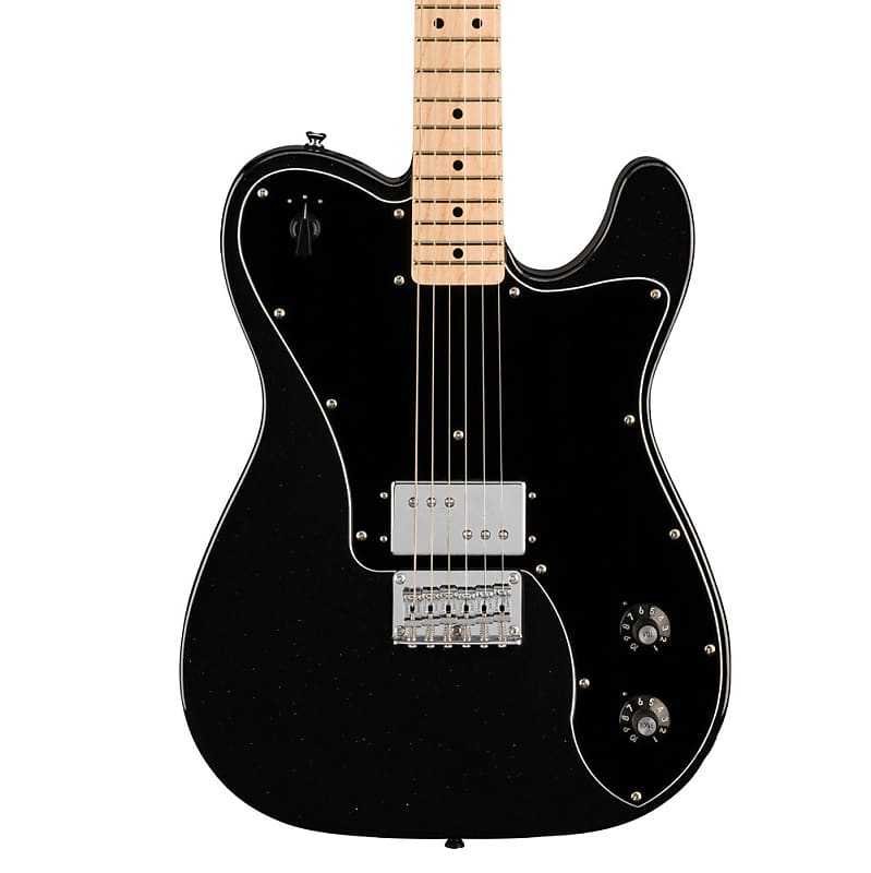 Электрогитара Fender Squier Paranormal Esquire Deluxe - Maple Fingerboard - Black Pickguard - Metallic Black