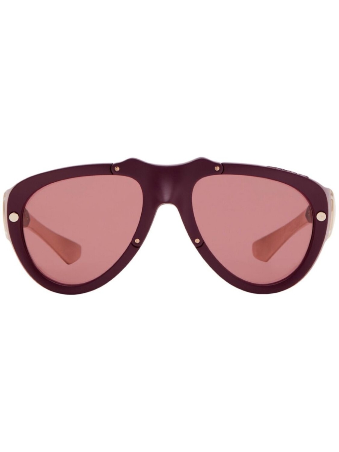 

Солнцезащитные очки Shield Mask Burberry Eyewear, красный