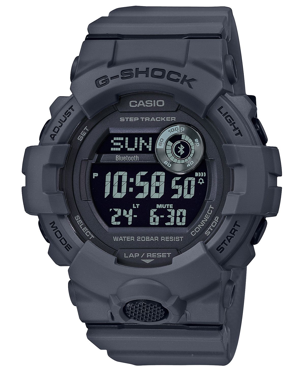 Мужские цифровые часы с серым полимерным ремешком, 48,6 мм G-Shock стакан kassatex lacca grey ala t g