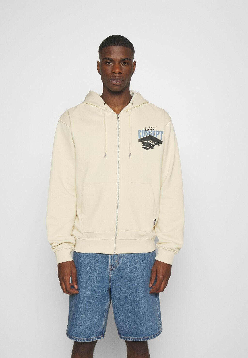 

Толстовка на молнии CONSTRUCTOR HOOD UNISEX NY CONCEPT, кремовый