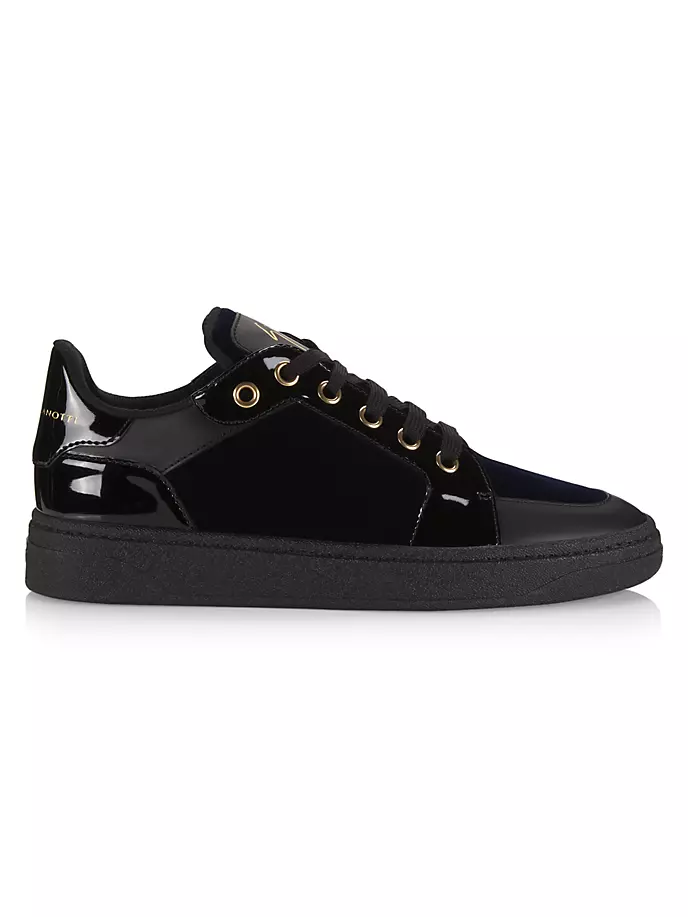 

Кроссовки GZ/94 Scarpa Uomo из бархата и кожи Giuseppe Zanotti, черный