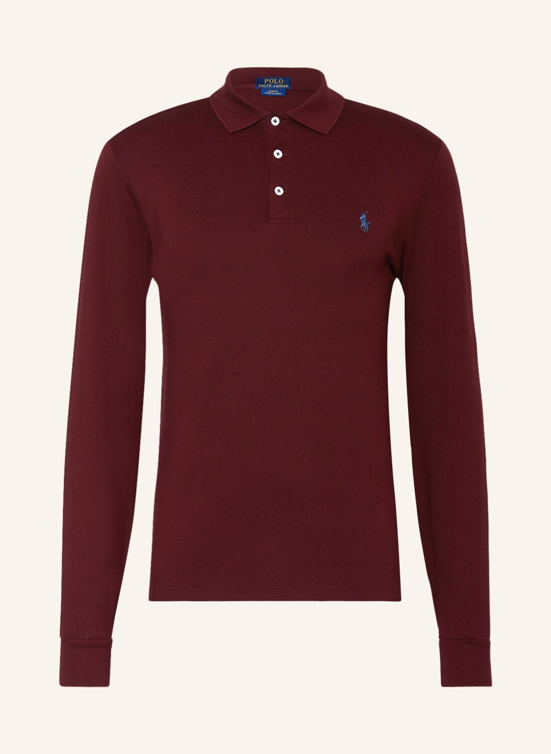 

Рубашка поло POLO RALPH LAUREN Piqué Slim Fit, темно-красный