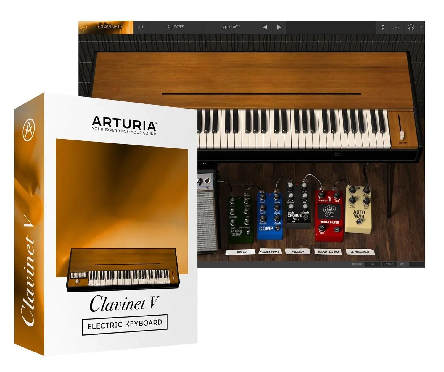 

Программный инструмент Arturia Clavinet V Electric Keyboard