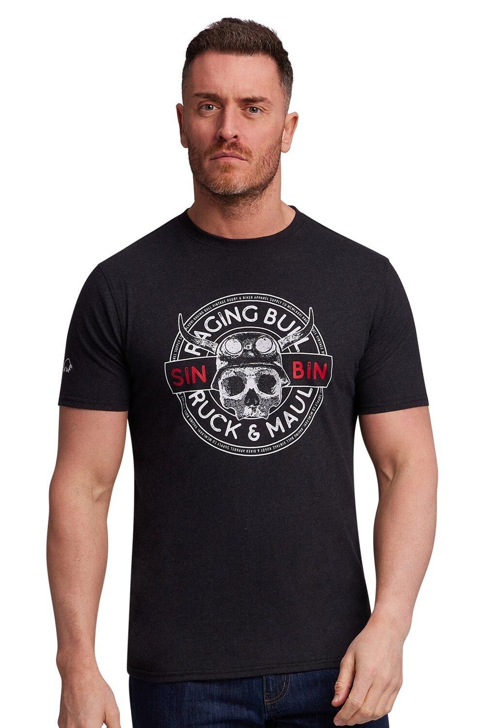 

Байкерская футболка Ruck and Maul Raging Bull, черный