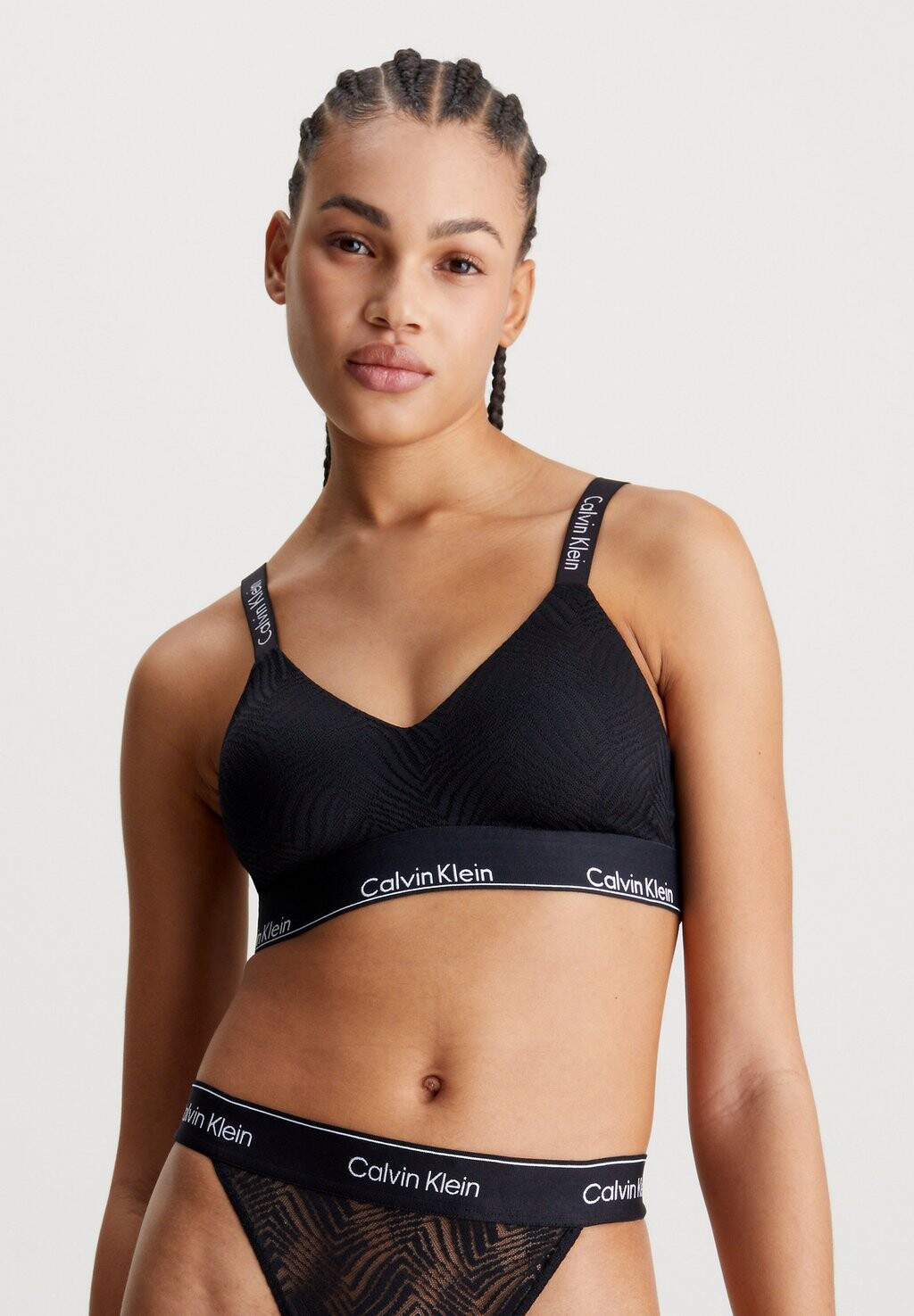 

Бюстье бюстгальтер Calvin Klein Underwear, черный