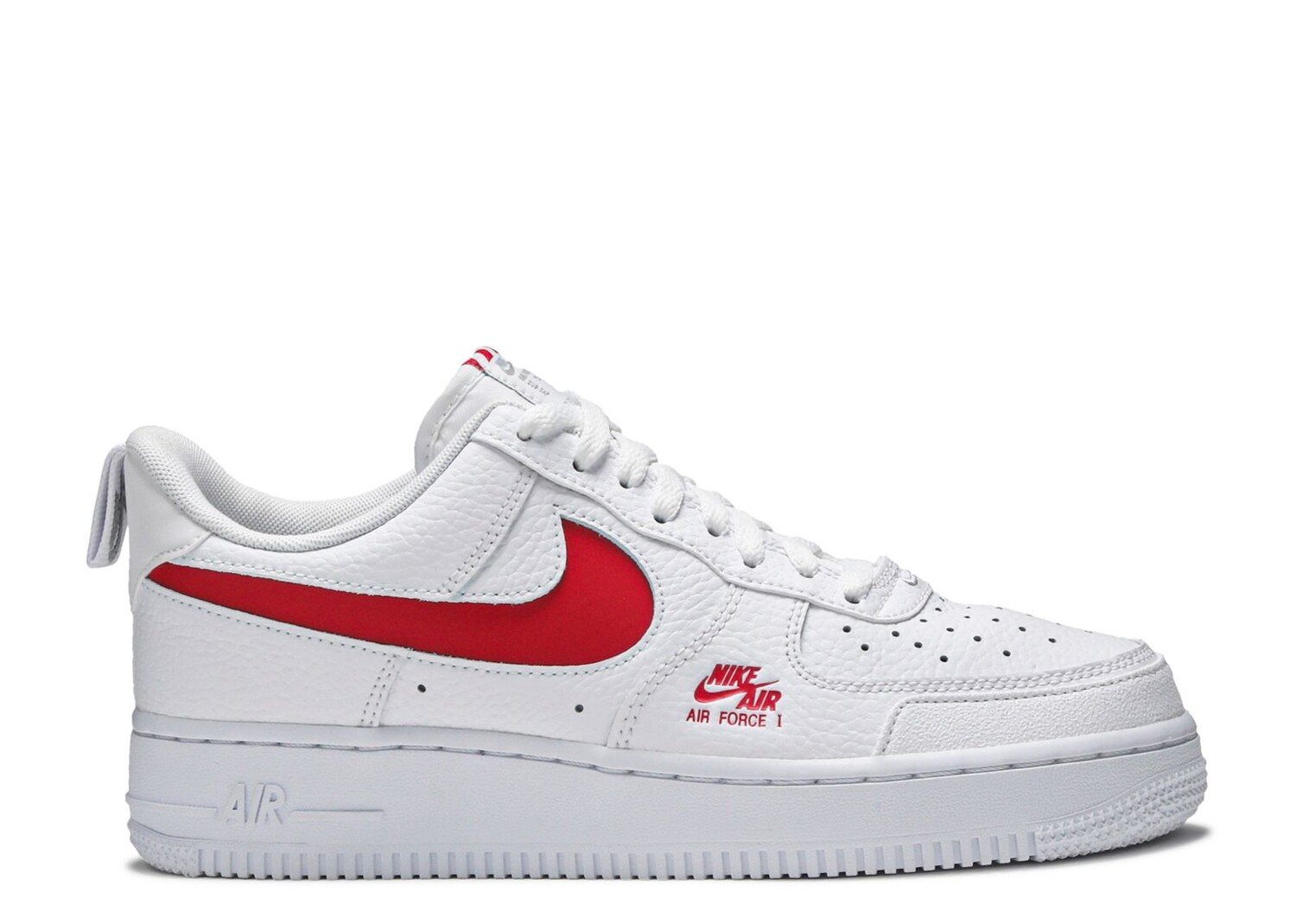 

Кроссовки Nike Air Force 1 Low Utility 'White Red', белый, Белый;серый