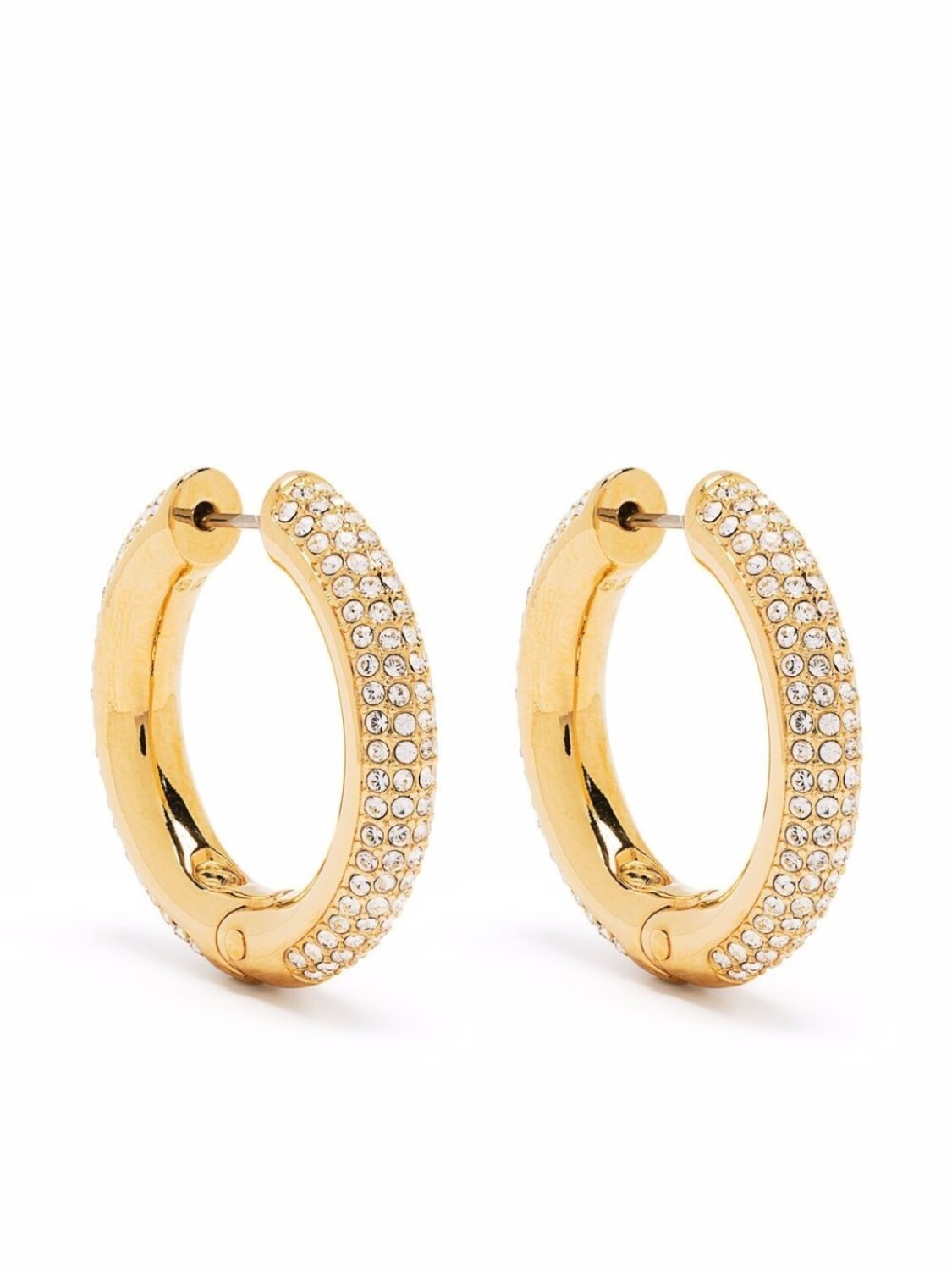 

Серьги-кольца Dextera Swarovski, белый