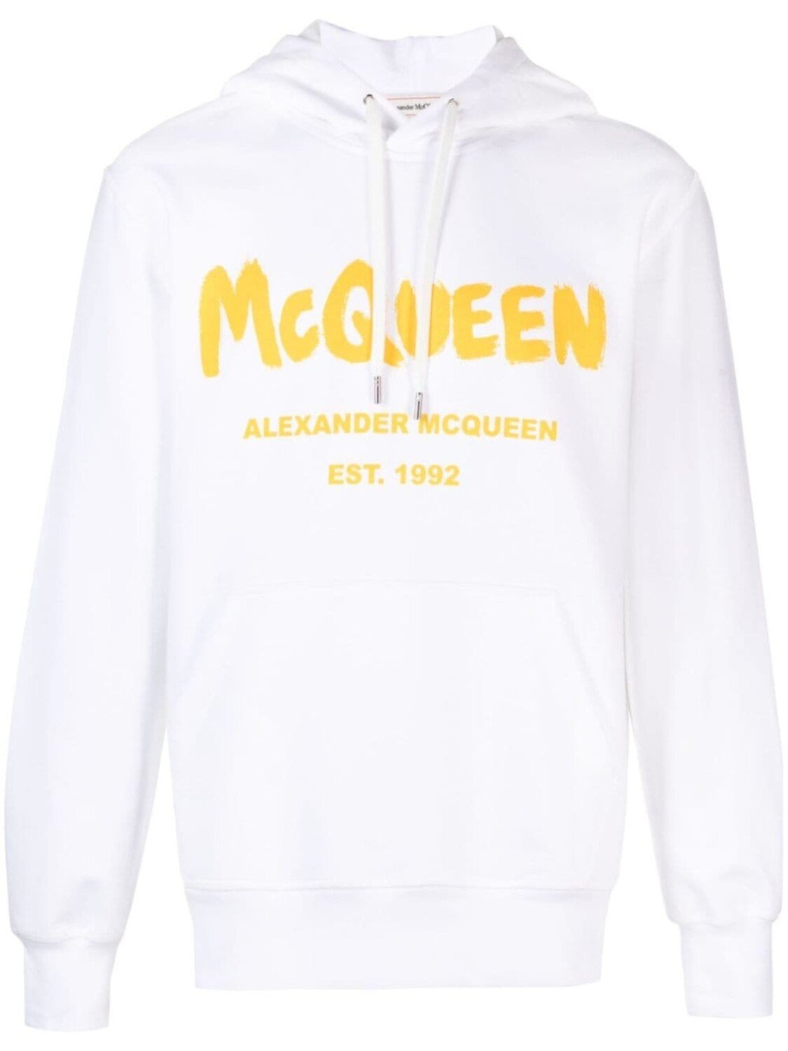 

Alexander McQueen худи с логотипом Graffiti, белый
